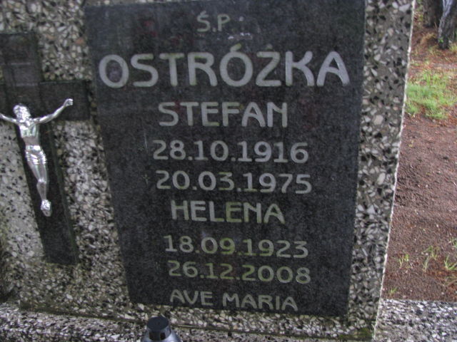 Grób Stefan Ostróżka