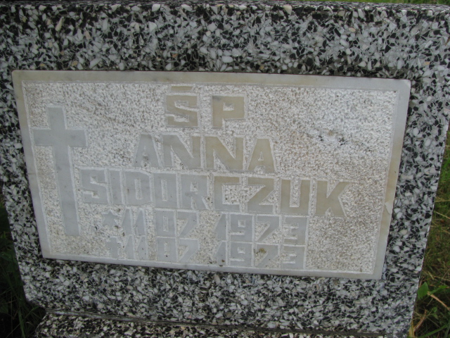 Anna Sidorczuk 1973 Białogard - Grobonet - Wyszukiwarka osób pochowanych