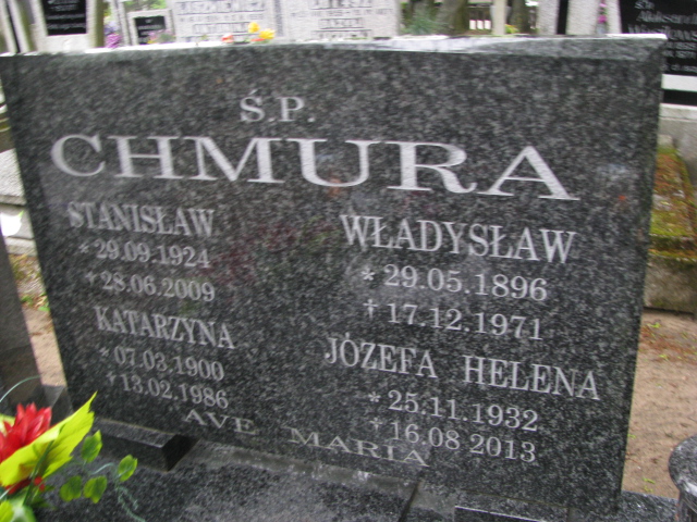 Władysław Chmura 1896 Białogard - Grobonet - Wyszukiwarka osób pochowanych