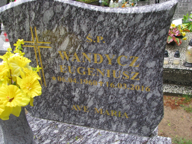Eugeniusz Wandycz 1960 Białogard - Grobonet - Wyszukiwarka osób pochowanych