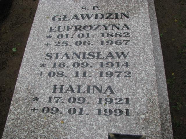 Halina Gławdzin 1921 Białogard - Grobonet - Wyszukiwarka osób pochowanych