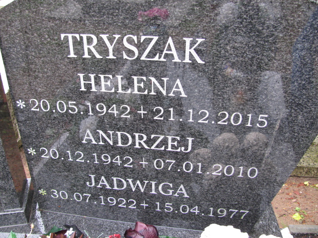 Jadwiga Maria Tryszak 1921 Białogard - Grobonet - Wyszukiwarka osób pochowanych