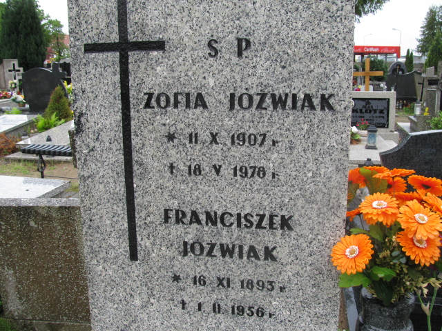 Zofia Jóźwiak 1907 Białogard - Grobonet - Wyszukiwarka osób pochowanych