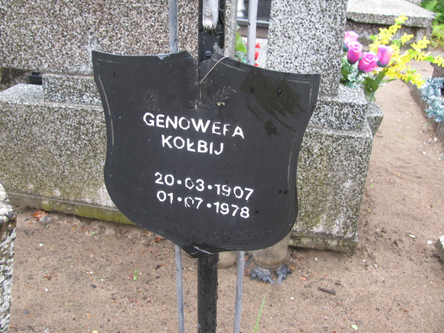 Grób Genowefa Kołbij