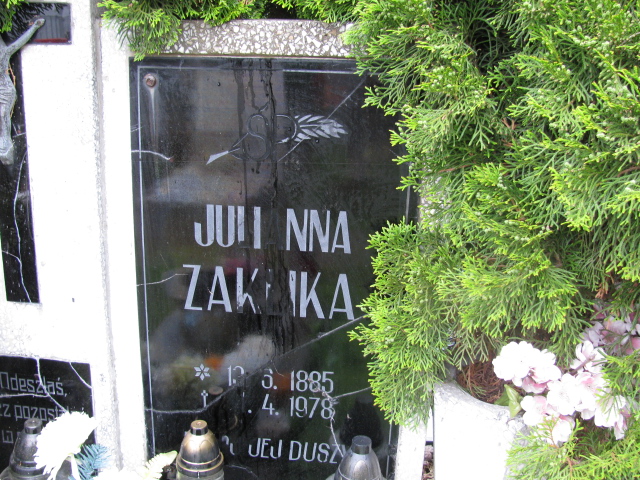 Julianna Zaklika 1885 Białogard - Grobonet - Wyszukiwarka osób pochowanych