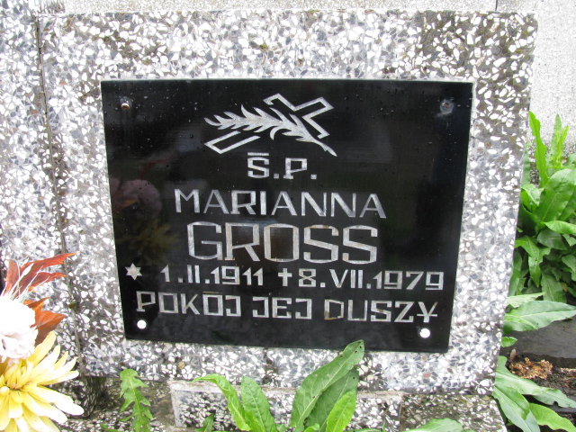 Marianna Gross 1911 Białogard - Grobonet - Wyszukiwarka osób pochowanych