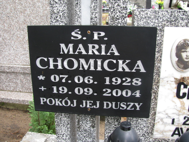 Jan Chomicki 1952 Białogard - Grobonet - Wyszukiwarka osób pochowanych