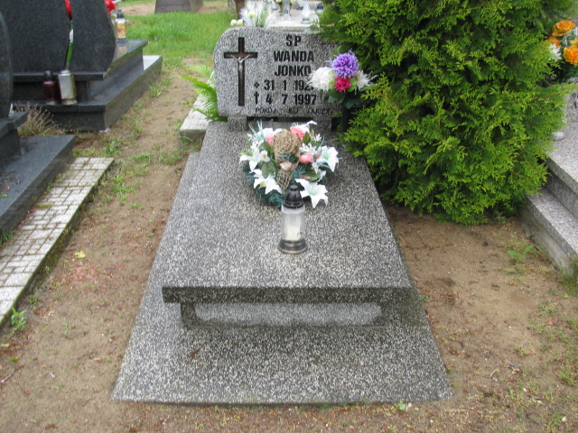Grób Wanda Jonko