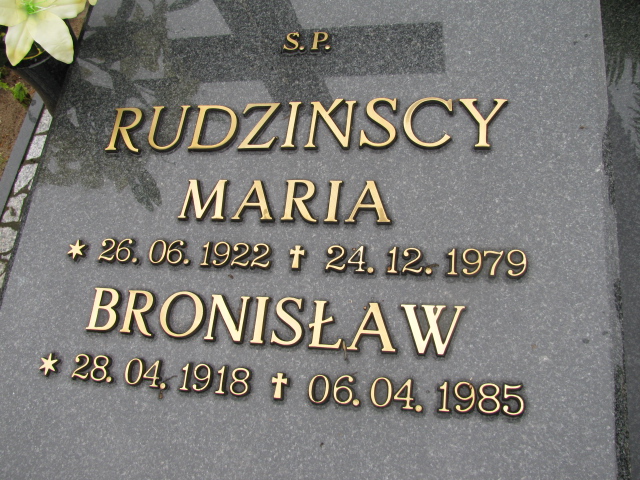 Bronisław Rudziński 1918 Białogard - Grobonet - Wyszukiwarka osób pochowanych