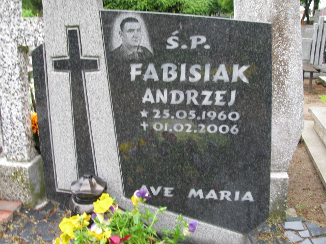 Andrzej Grzegorz Fabisiak 1960 Białogard - Grobonet - Wyszukiwarka osób pochowanych