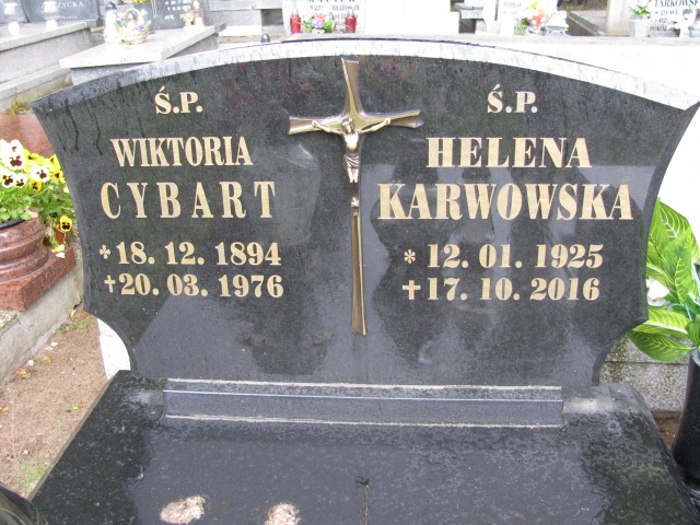 Grób Wiktoria Cybart