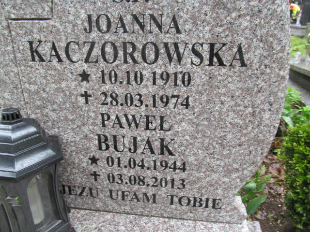 Paweł Józef Bujak 1944 Białogard - Grobonet - Wyszukiwarka osób pochowanych