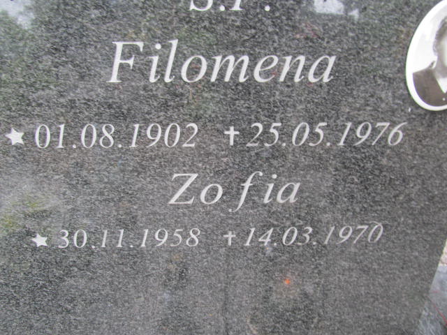 Filomena Jankowska 1902 Białogard - Grobonet - Wyszukiwarka osób pochowanych