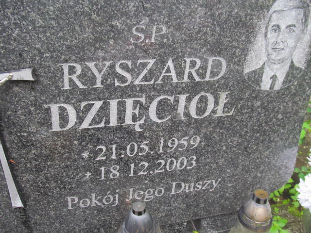Ryszard Andrzej Dzięcioł 1959 Białogard - Grobonet - Wyszukiwarka osób pochowanych