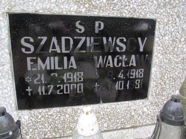 Emilia Szadziewska 1918 Białogard - Grobonet - Wyszukiwarka osób pochowanych