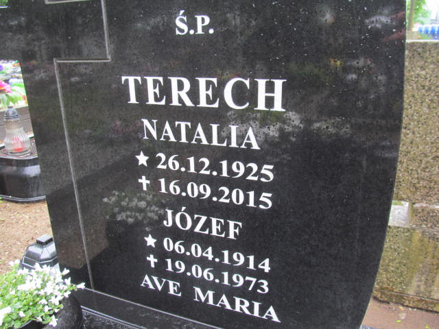 Józef Terech 1914 Białogard - Grobonet - Wyszukiwarka osób pochowanych