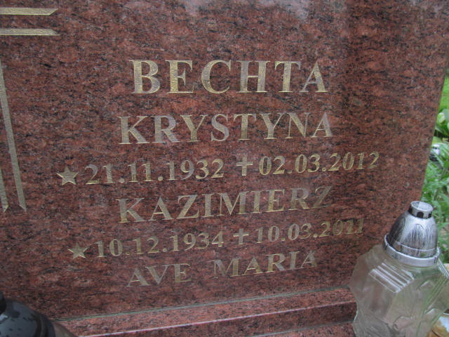 Krystyna Kosieradzka-Bechta 1932 Białogard - Grobonet - Wyszukiwarka osób pochowanych