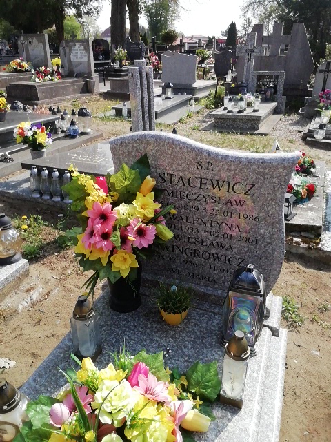 Grób Wiesława Elżbieta Wingrowicz