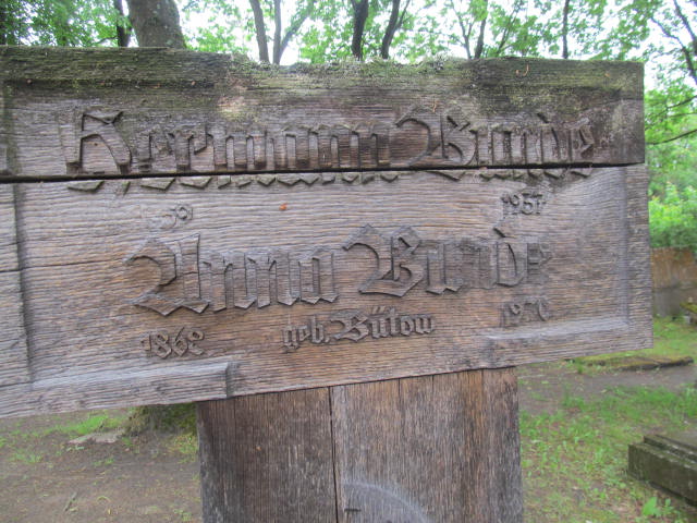 Anna Bunde 1861 Białogard - Grobonet - Wyszukiwarka osób pochowanych