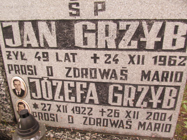 Jan Grzyb 1887 Białogard - Grobonet - Wyszukiwarka osób pochowanych