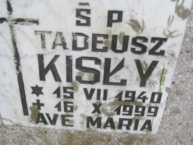 Tadeusz Kisły 1940 Białogard - Grobonet - Wyszukiwarka osób pochowanych