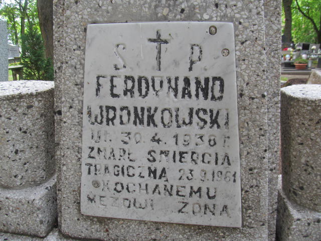 Grób Ferdynand Wronkowski