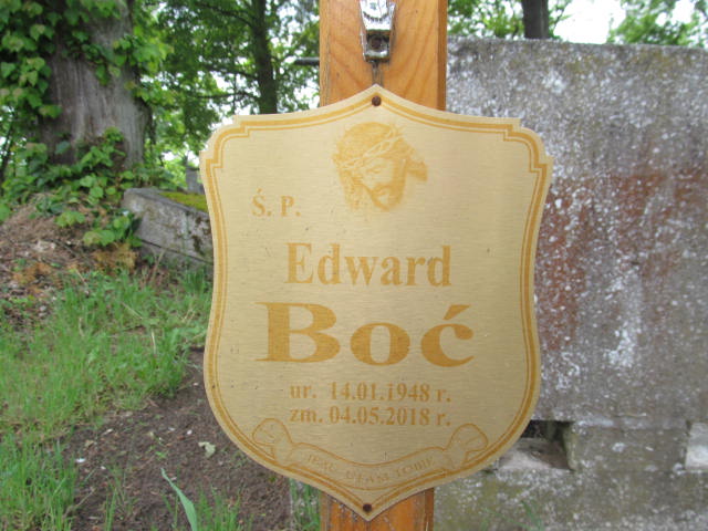 Grób Edward Boć