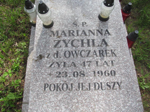 Grób Marianna Zychla