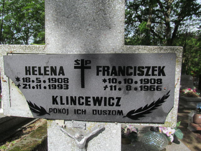 Helena Klincewicz 1908 Białogard - Grobonet - Wyszukiwarka osób pochowanych