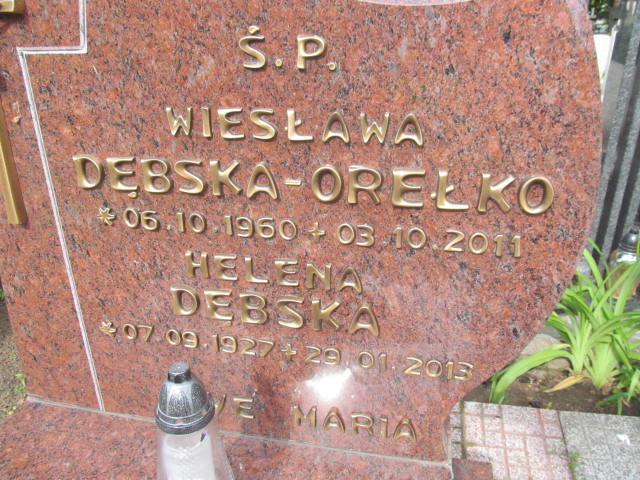 Helena Teresa Dębska 1927 Białogard - Grobonet - Wyszukiwarka osób pochowanych