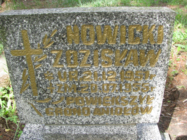 Zdzisław Nowicki 1955 Białogard - Grobonet - Wyszukiwarka osób pochowanych