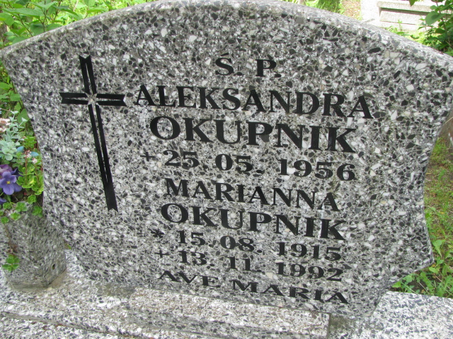 Aleksandra Okupnik Białogard - Grobonet - Wyszukiwarka osób pochowanych