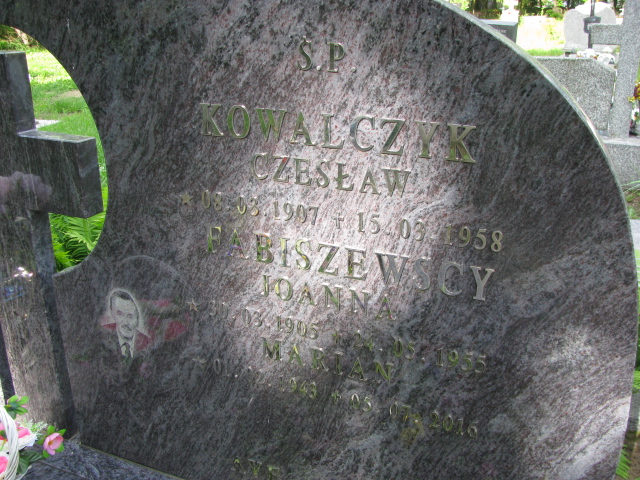 Joanna Fabiszewska 1905 Białogard - Grobonet - Wyszukiwarka osób pochowanych