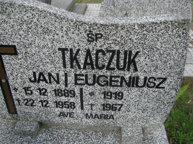 Jan Tkaczuk 1889 Białogard - Grobonet - Wyszukiwarka osób pochowanych