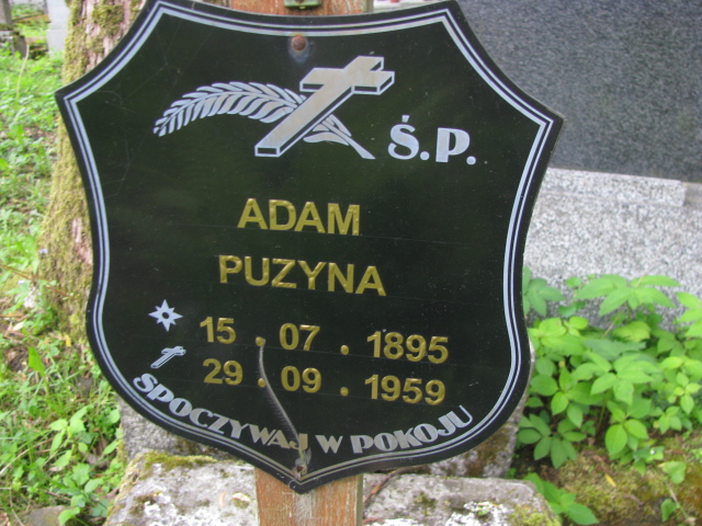 Adam Puzyna 1895 Białogard - Grobonet - Wyszukiwarka osób pochowanych