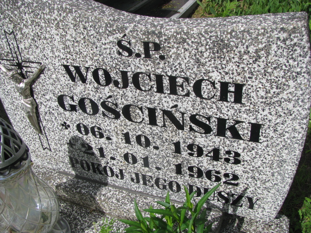 Wojciech Gościński 1943 Białogard - Grobonet - Wyszukiwarka osób pochowanych