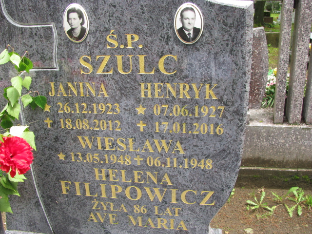 Henryk Szulc 1927 Białogard - Grobonet - Wyszukiwarka osób pochowanych