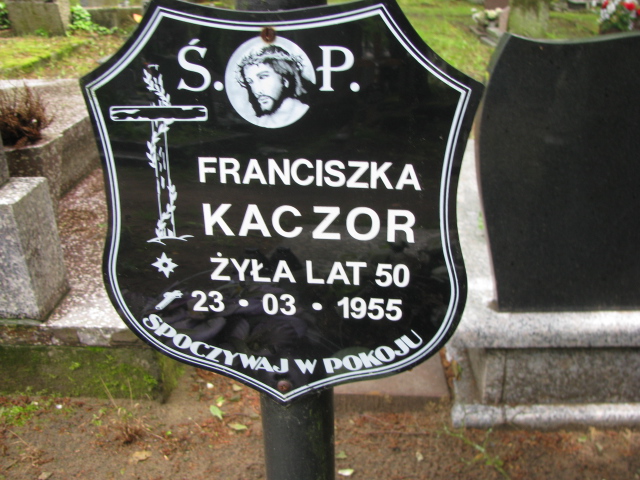 Franciszka Kaczor 1904 Białogard - Grobonet - Wyszukiwarka osób pochowanych