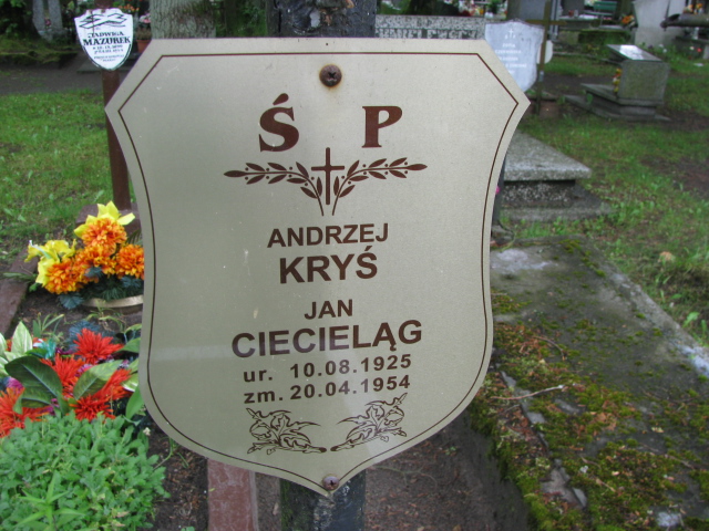 Jan Ciecieląg 1925 Białogard - Grobonet - Wyszukiwarka osób pochowanych