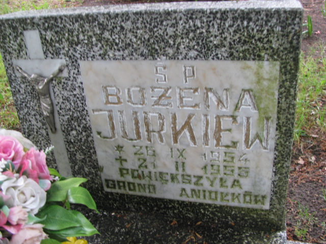 Bożena Jurkiew 1954 Białogard - Grobonet - Wyszukiwarka osób pochowanych