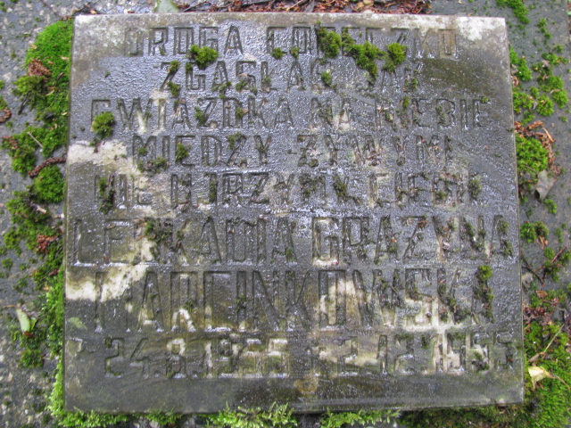 Leokadia Marcinkowska 1955 Białogard - Grobonet - Wyszukiwarka osób pochowanych