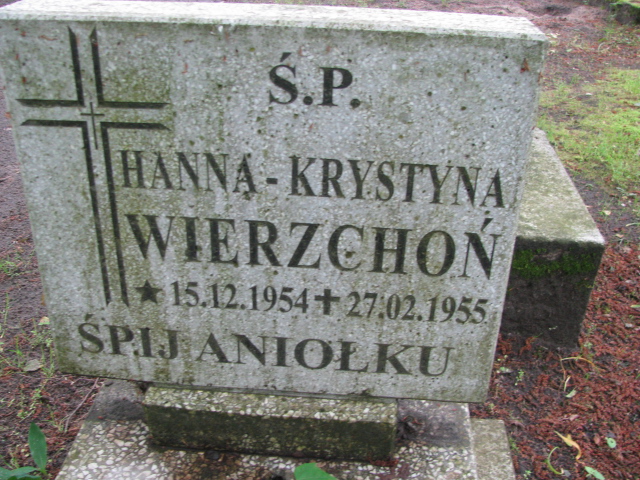 Hanna Krystyna Wierzchoń 1954 Białogard - Grobonet - Wyszukiwarka osób pochowanych