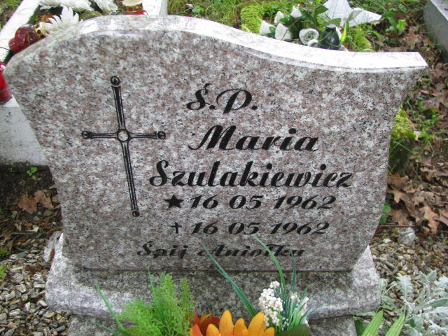 Maria Szulakiewicz 1962 Białogard - Grobonet - Wyszukiwarka osób pochowanych