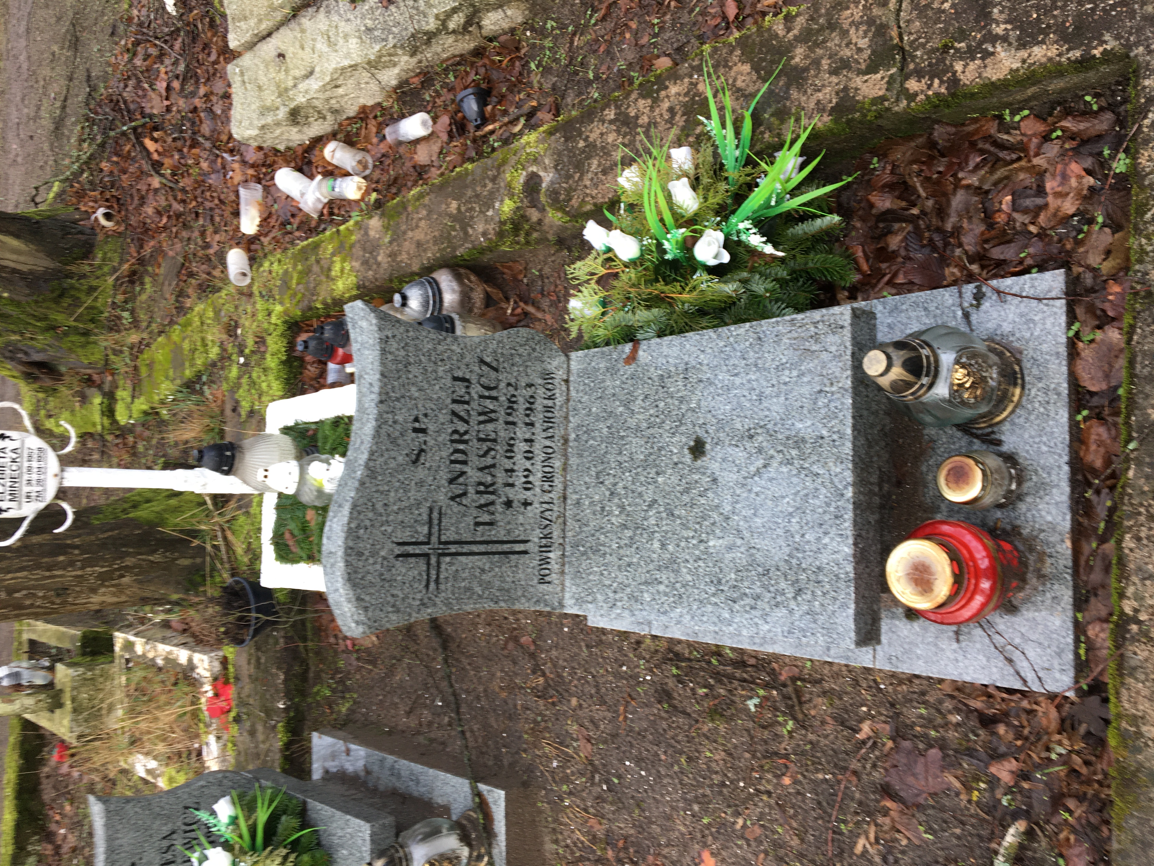 Andrzej Tarasewicz 1962 Białogard - Grobonet - Wyszukiwarka osób pochowanych