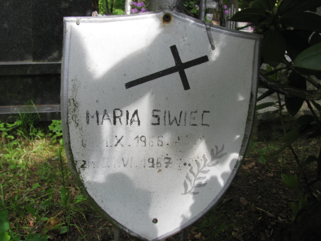 Grób Maria Siwiec