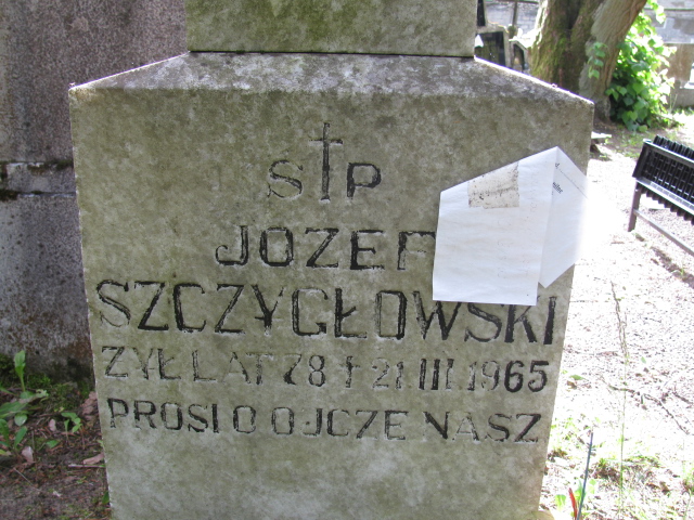 Grób Józef Szczygłowski