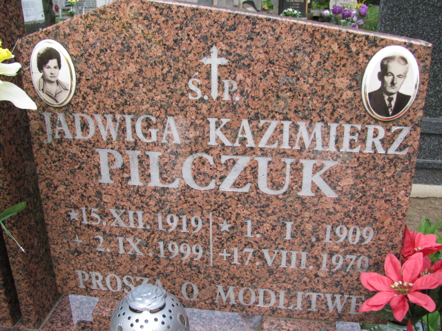 Jadwiga Pilczuk 1909 Białogard - Grobonet - Wyszukiwarka osób pochowanych