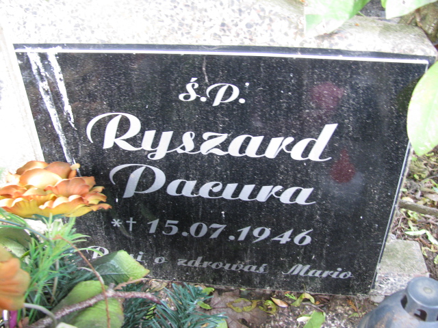 Ryszard Pacura 1946 Białogard - Grobonet - Wyszukiwarka osób pochowanych