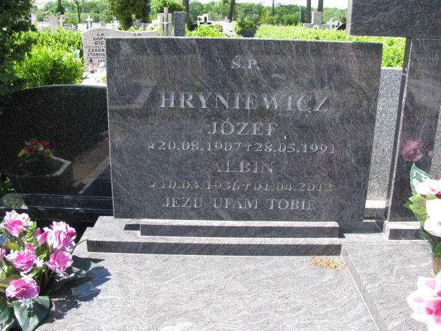 Albin Hryniewicz 1936 Białogard - Grobonet - Wyszukiwarka osób pochowanych