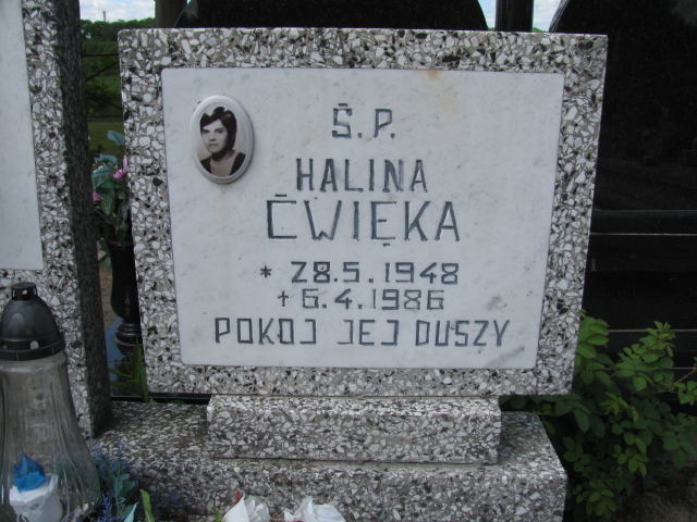 Halina Ćwięka 1948 Białogard - Grobonet - Wyszukiwarka osób pochowanych